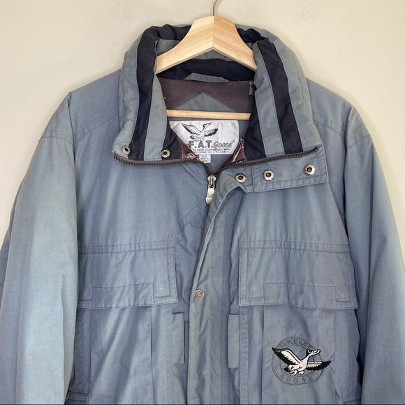 Vintage Triple FAT Goose Down Parka Coat size Small - Picture 2 of 14